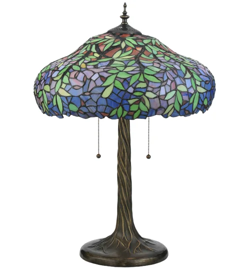 Floral Table Lamp - Tiffany Style Lampshade 119674