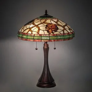 Pinecone Rustic Decor Stained Glass Shade 125610