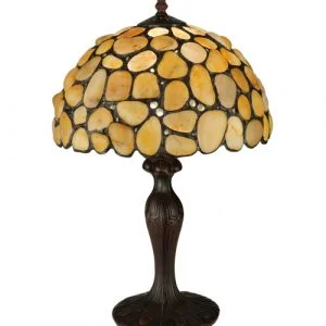Table Lamp w/ Agata Natural Stone Lampshade 138123