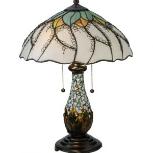 Videira Floral Lamp - Stained Glass Lampshade 139604