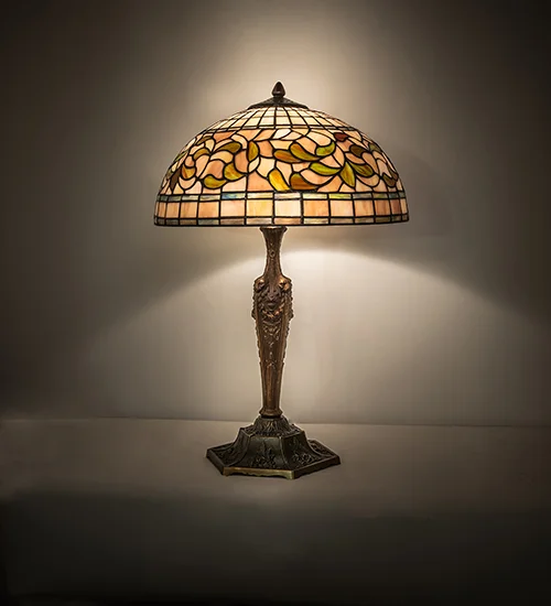 Tiffany Style Table Lamp With Leaves 253820