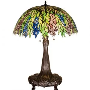 Honey Locust Floral Design Table Lamp 26575