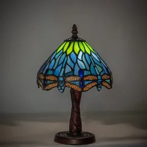 Small Stained Glass Table Lamp 26617