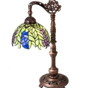 Honey Locust Floral Design Desk Lamp 27167