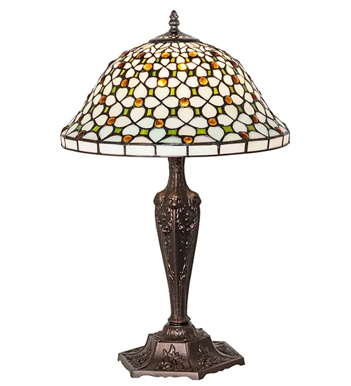 Diamond & Jewel Tiffany Style Table Lamp 37782