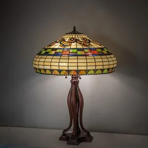 Edwardian Styled Stained Glass Lamp Shade 65469
