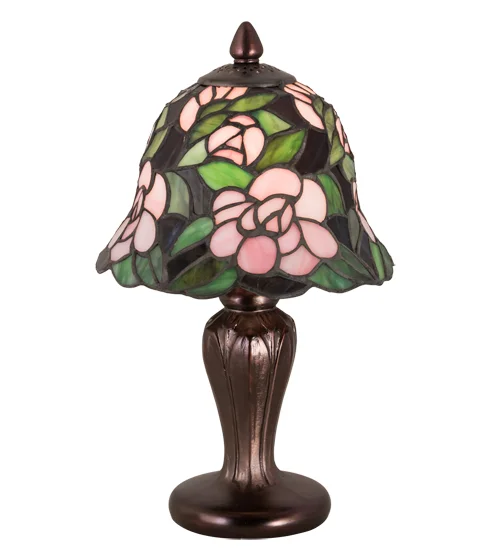 Begonia Buds Stained Glass Table Lamp 70250
