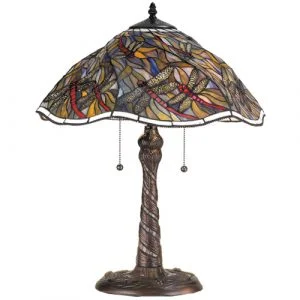 Spiral Dragonfly w/ Twisted Fly Mosaic Base 82310